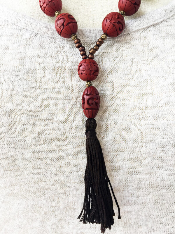 Redwood Necklace, Bracelet and Earrings - Image 4