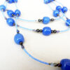 It's Raining Blue Multi-Strand Necklace & Earrings - Image 2