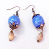 Cobalt & Copper Necklace & Earrings - Image 2