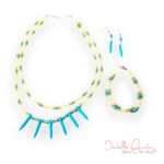 Skystone Necklace, Bracelet & Earrings