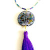 Purple Tassel Necklace - Image 2