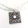 Copper Heart Necklace and Earrings Set - Image 2