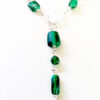 Vine Green Necklace & Earrings - Image 2