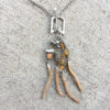Brown Suede Arrow Necklace - Image 2