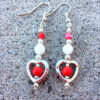 Flaming Love Necklace and Earrings Set - Image 3