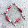 Red Heart Cherub Bracelet and Earrings Set - Image 3
