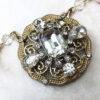 Freshwater Pearl, Crystal and Gold Necklace Set - Image 4