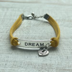 Yellow Dream Suede Bracelet