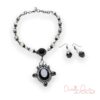 Nite at the Museum Necklace (sold Earrings)