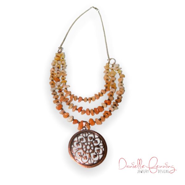 Draped in Copper Necklace