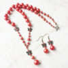 Lustrous Butterfly Necklace, Bracelet and Earrings