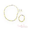 Canary & Copper Necklace, Bracelet & Earrings