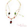Swedish Fish Necklace & Hoop Earrings