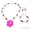 Amaranth Necklace, Bracelet & Earrings