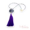 Purple Tassel Necklace