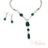 Vine Green Necklace & Earrings