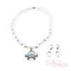 Cancer Crab Necklace and Earrings Set