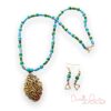 Sea of Gold Necklace and Earrings Set