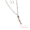 Copper and Jade Copper Key Necklace