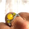 Yellow Topaz Wire-Wrapped Ring - Image 2