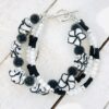 White Freshwater Pearl and Glass Gold-Tone Multi-Strand Bracelet & Earrings Set (Copy)