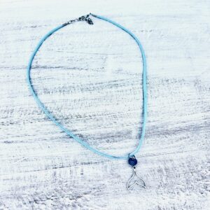Whale Tale Suede Necklace