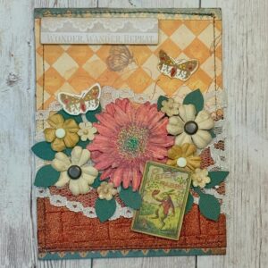 Peter Rabbit Journaling Card | Beatrix Potter Vintage Ephemera | Antique Board Game Art | Handmade Junk Journal Card | OOAK Collage